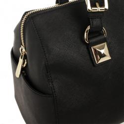 Pre Owned Michael Kors Black Medium Saffiano Leather Tote