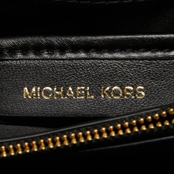 Pre Owned حقيبة كتف مايكل كورس جلد مبطن بني فاتح