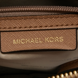 Pre Owned Michael Kors Metallic Gold Leather Large Mercer Tote