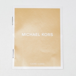 Pre Owned حقيبة يد مايكل كورس جيب بكبسون جت ست جلد رمادية