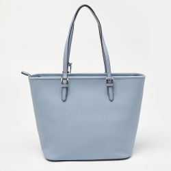 Pre Owned حقيبة يد مايكل كورس جيب بكبسون جت ست جلد رمادية