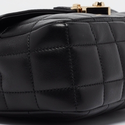 Pre Owned Michael Kors Black Quilted Leather Large Soho Chain Shoulder Bag