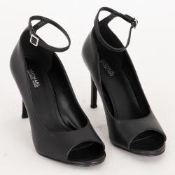 Michael Kors Black Leather Danielle Sandals Size EU 40