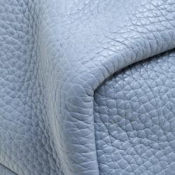 Pre Owned Michael Kors Powder Blue Leather Dalia Drawstring Backpack