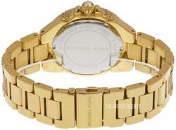 Pre Owned Michael Kors Yellow Gold Plated Steel Camille MK5720 Women's Wristwatch 43MM
