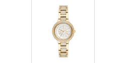 Pre Owned Michael Kors MOP Gold Plated Steel Taryn MK6567 Women's Wristwatch 33MM