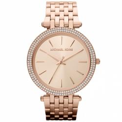 مملوكة مسبقًا Michael Kors Rose Gold Plated Steel Darci MK3192 Women's Wristwatch 39MM