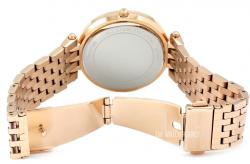 مملوكة مسبقًا Michael Kors Rose Gold Plated Steel Darci MK3192 Women's Wristwatch 39MM