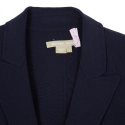 Pre Owned Michael Kors Plum Wool Dress Suit S