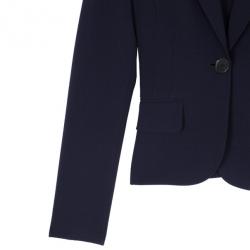 Pre Owned Michael Kors Plum Wool Dress Suit S