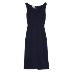 Pre Owned Michael Kors Plum Wool Dress Suit S