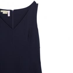 Pre Owned Michael Kors Plum Wool Dress Suit S