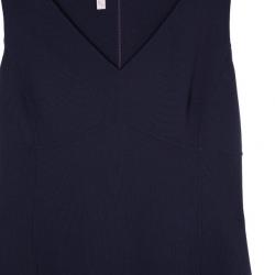 Pre Owned Michael Kors Plum Wool Dress Suit S