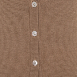 Pre Owned Michael Kors Brown Cashmere Cardigan S