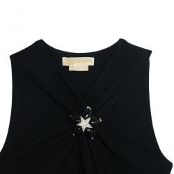 Michael Kors Collection Black Embellished Top S