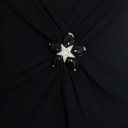 Michael Kors Collection Black Embellished Top S