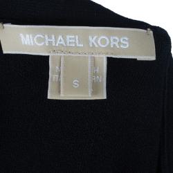 Pre Owned Michael Kors Criss-Cross Detail Cocktail Dress S