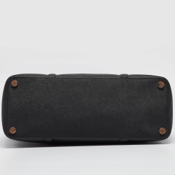 Pre Owned Michael Kors Black Leather Large Sady Shopper Tote