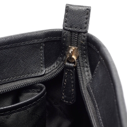 Pre Owned Michael Kors Black Leather Large Sady Shopper Tote