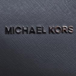 Pre Owned حقيبة يد مايكل كورس جيت سيت جلد رصاصي