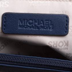 مملوكة مسبقًا حقيبة مايكل كورس هاميلتون إيست ويست جلد أزرق كحلي