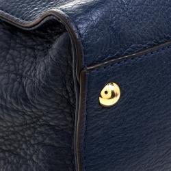 مملوكة مسبقًا حقيبة مايكل كورس هاميلتون إيست ويست جلد أزرق كحلي