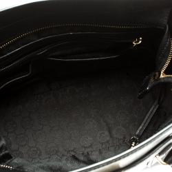 Pre Owned Michael Kors Black Leather Hamilton Satchel