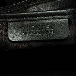 Pre Owned Michael Kors Black Leather Hamilton Satchel