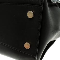Pre Owned Michael Kors Black Leather Hamilton Satchel