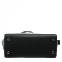 Pre Owned حقيبة يد مايكل كورس سيلما متوسطة جلد سافيانو سوداء