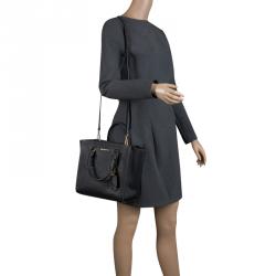 Pre Owned حقيبة كتف مايكل كورس جلد أسود متحولة