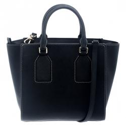 Pre Owned حقيبة كتف مايكل كورس جلد أسود متحولة