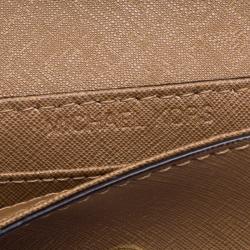 Pre Owned Michael Kors Brown Leather Crossbody Bag