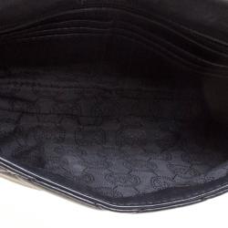 Pre Owned Michael Kors Black Quilted Leather Small Sloan Messenger Bag 