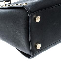 Pre Owned حقيبة يد مايكل كورس مرصعة سيلما متوسطة جلد حمراء