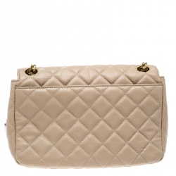 Pre Owned حقيبة كتف مايكل كورس جلد وردي مبطن