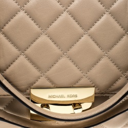 Pre Owned حقيبة كتف مايكل كورس جلد وردي مبطن