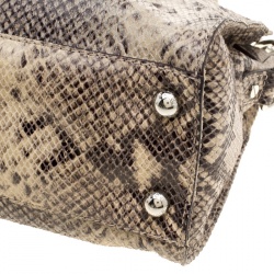 Pre Owned حقيبة مايكل كورس هاميلتون جلد بنفسجي