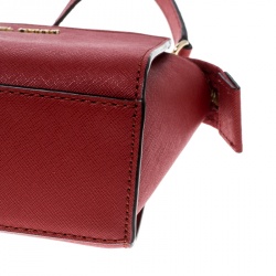 مملوكة مسبقًا حقيبة كروس مايكل كورس ميني سيلما جلد سافيانو أزرق داكن