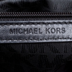 Pre Owned Michael Kors Black Quilted Leather Medium Ava Top Handle Bag
