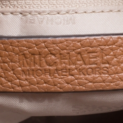 Pre Owned Michael Michael Kors Brown Leather Crossbody Bag