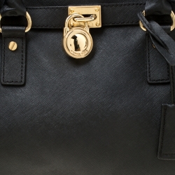 Pre Owned Michael Michael Kors Blue Leather Hamilton Tote