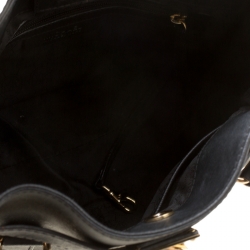 Pre Owned MICHAEL Micheal Kors Black Leather East/West Hamilton Satchel