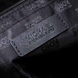 Pre Owned حقيبة يد مايكل كورس شوبر جلد سافيانو سوداء