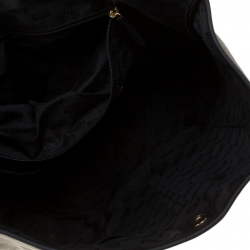 Pre Owned حقيبة يد مايكل كورس شوبر جلد سافيانو سوداء