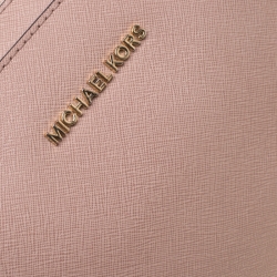 Pre Owned حقيبة كروس مايكل كورس جيت سيت جلد بيج