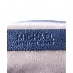 Pre Owned  Michael Kors Blue Leather Crossbody Shoulder Bag