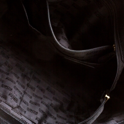 مملوكة مسبقًا Michael Michael Kors Black Leather Jet Set Travel Chain Shoulder Bag