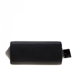 Pre Owned حقيبة كروس مايكل كورس ميني سيلما جلد سوداء