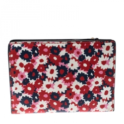 مملوكة مسبقًا محفظة مايكل كورس كومباكت جلد بغونيا زهور متعددة الألوان